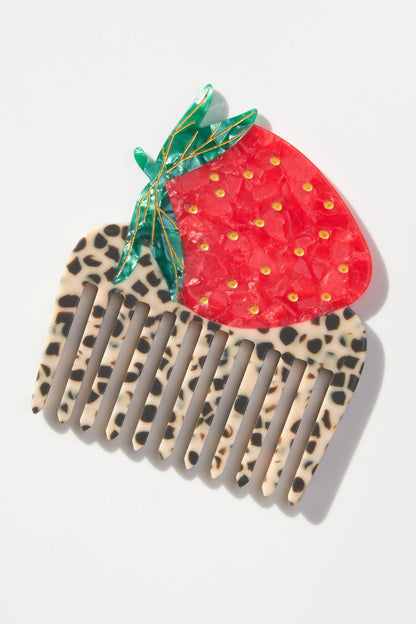 Solar Eclipse Handpainted Pocket Comb