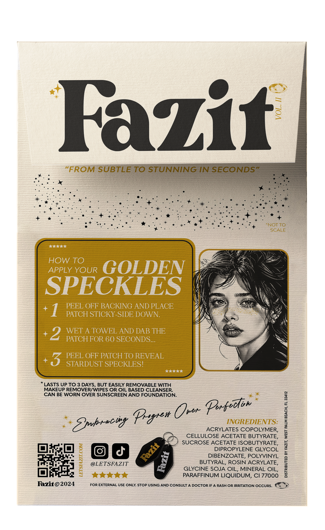 ✨ Fazit - Parches Gold Glitter Freckles