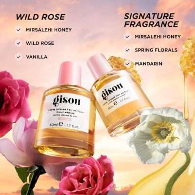 Gisou Honey Infused Wild Rose Hair Perfume
