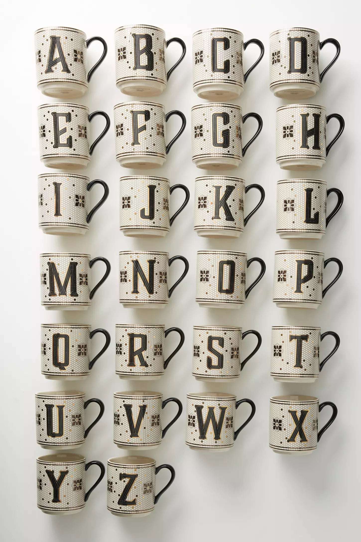 ☕ Bistro Tile Mug Monogram – Anthropologie