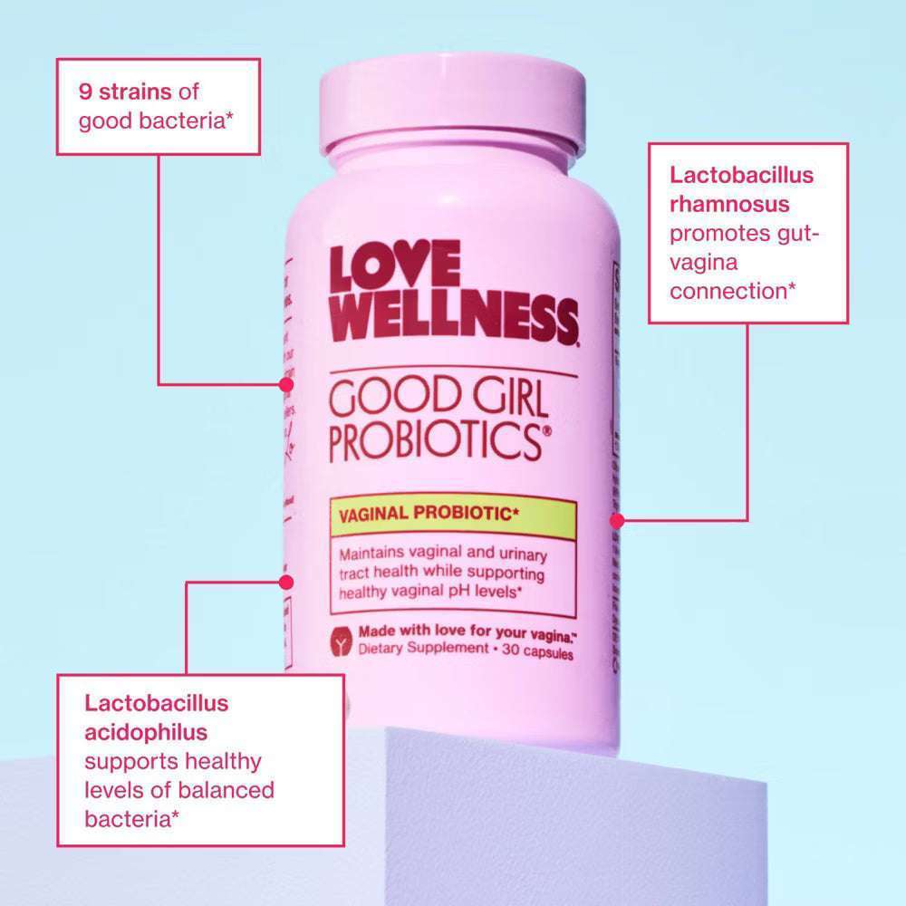 ???? Good Girl Probiotics – Love Wellness (30 cápsulas)