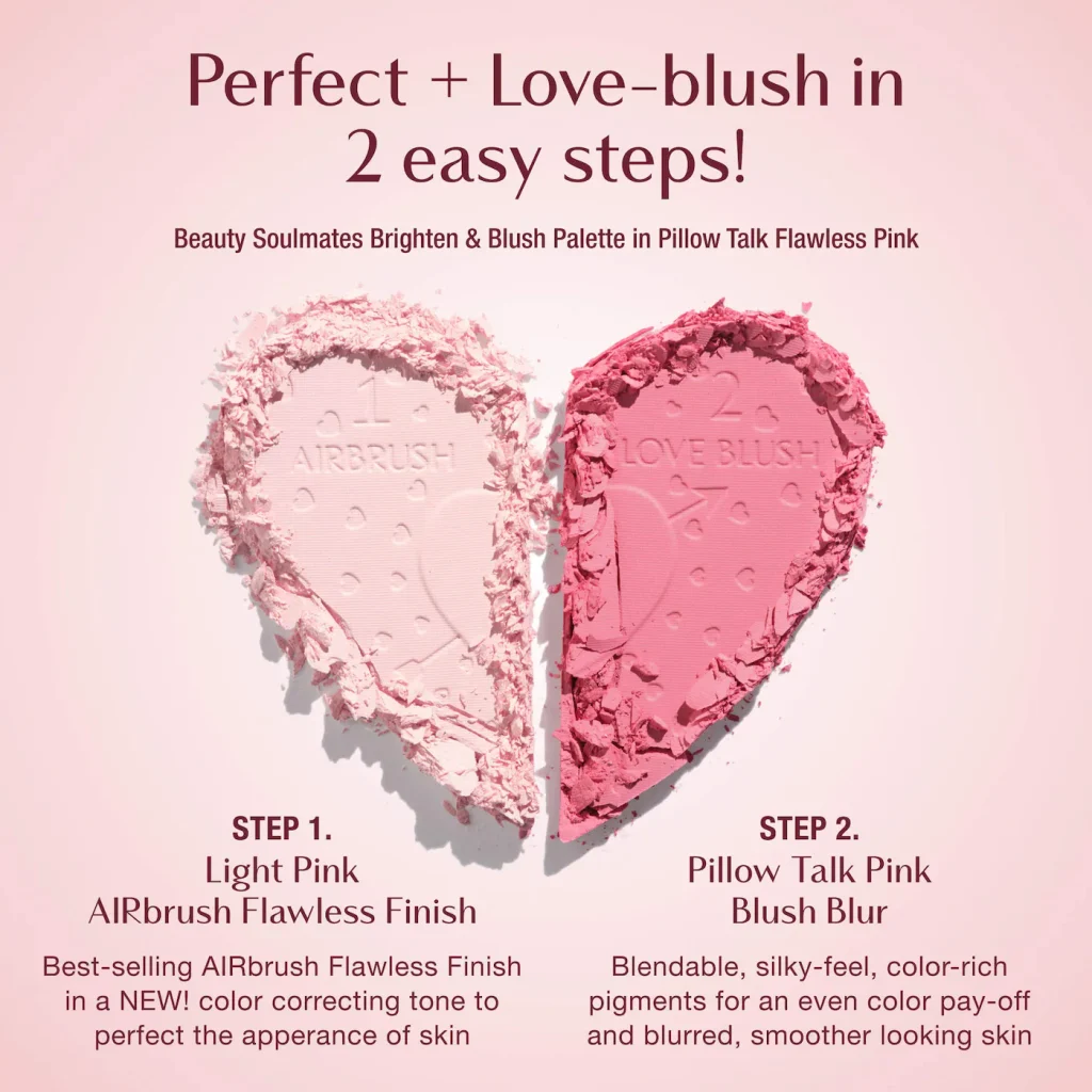 Charlotte Tilbury Pillow Talk Beauty Soulmates Brighten & Blush Palette