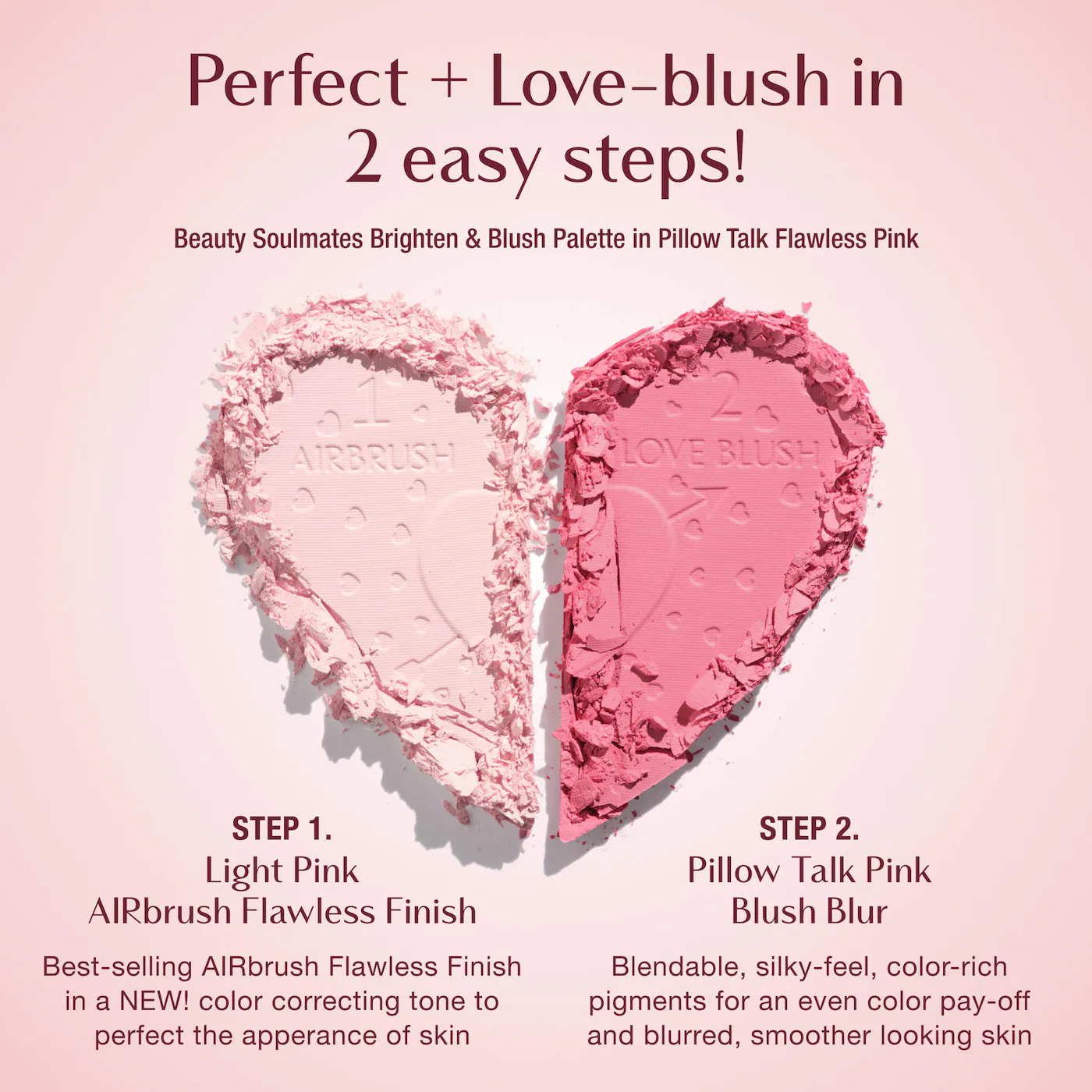 Charlotte Tilbury Pillow Talk Beauty Soulmates Brighten & Blush Palette: imagen 2
