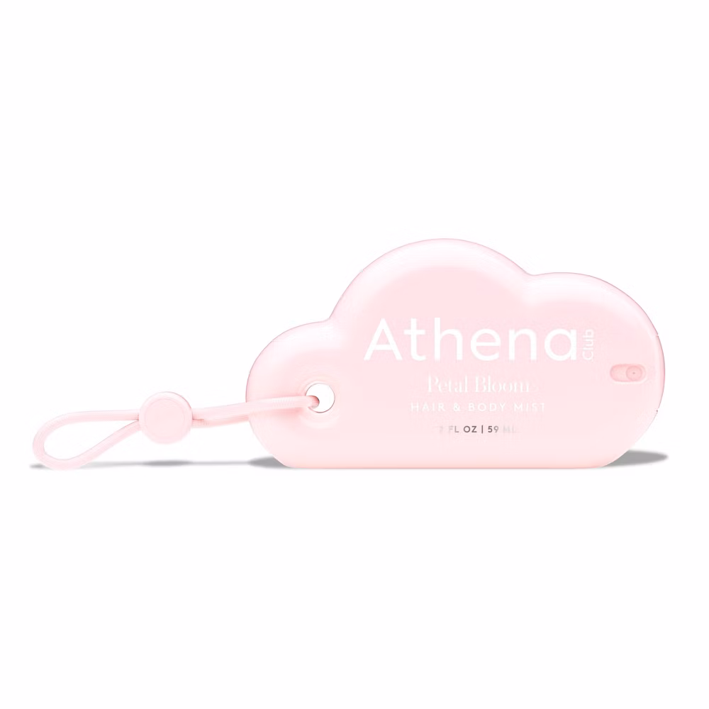 Athena Club hair and body mist petal bloom bruma perfumada cabello cuerpo fragancia floral ligera