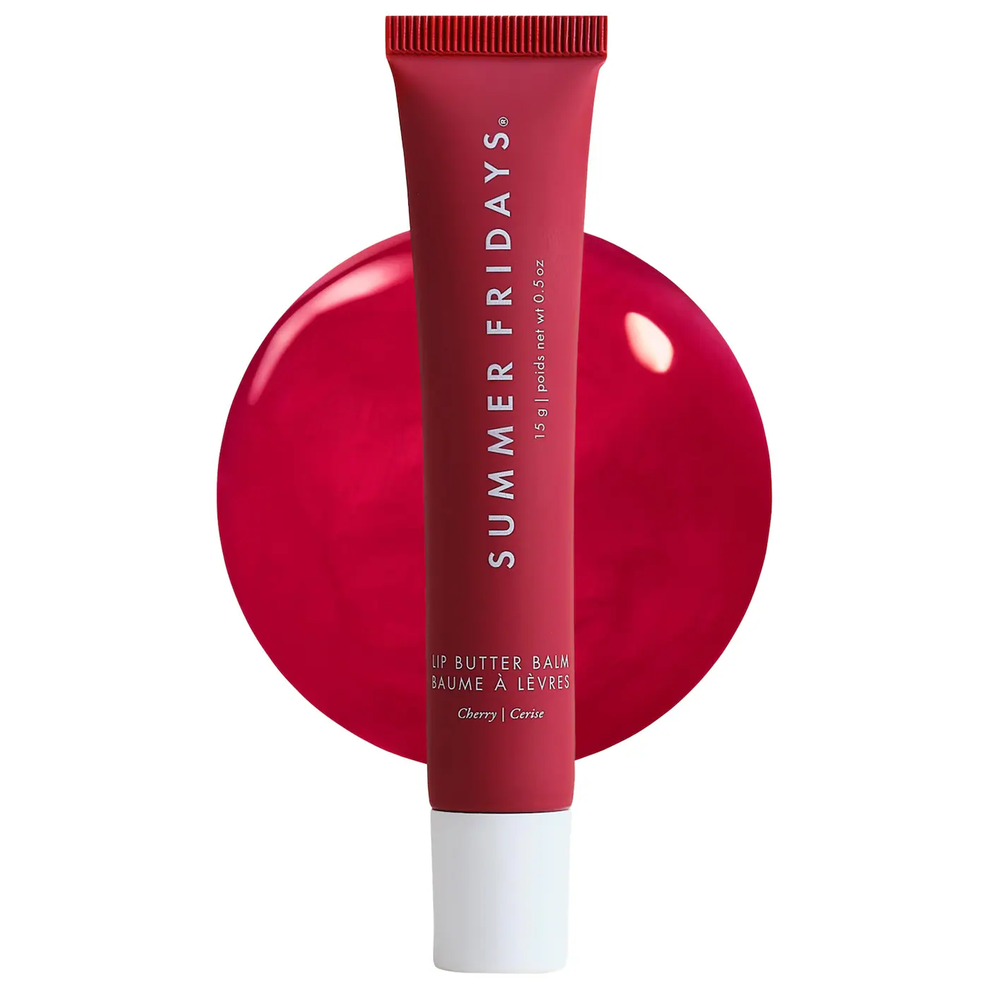 Summer Fridays lip butter balm cherry bálsamo labios hidratante color cherry brillo natural labios suaves