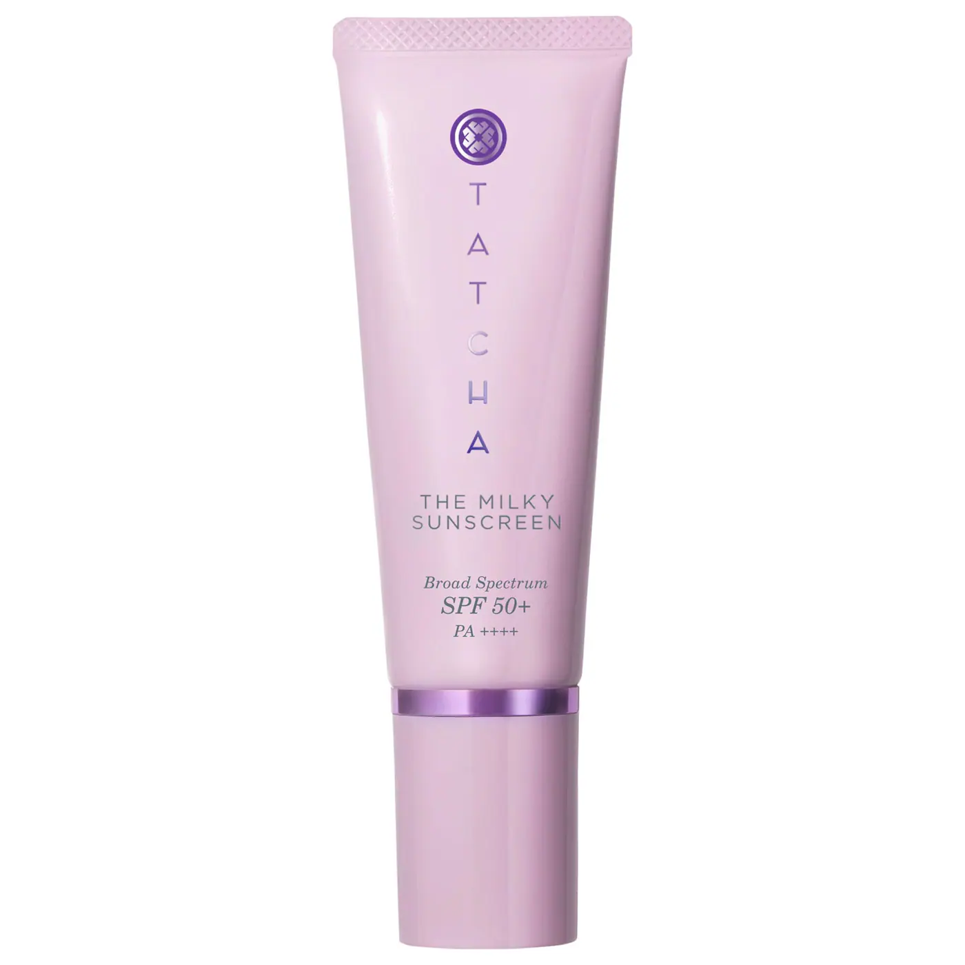 Tatcha milky sunscreen SPF 50 protector solar hidratante acabado ligero glow piel skincare lujo