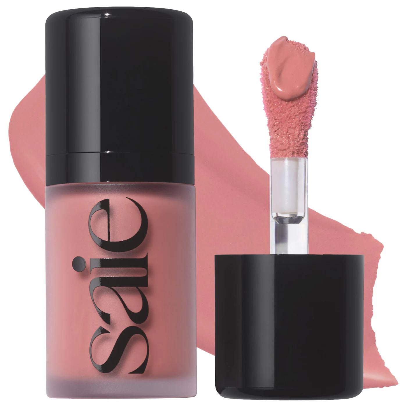 Saie Mini Dew Blush Lady blush líquido mini con acabado luminoso en México