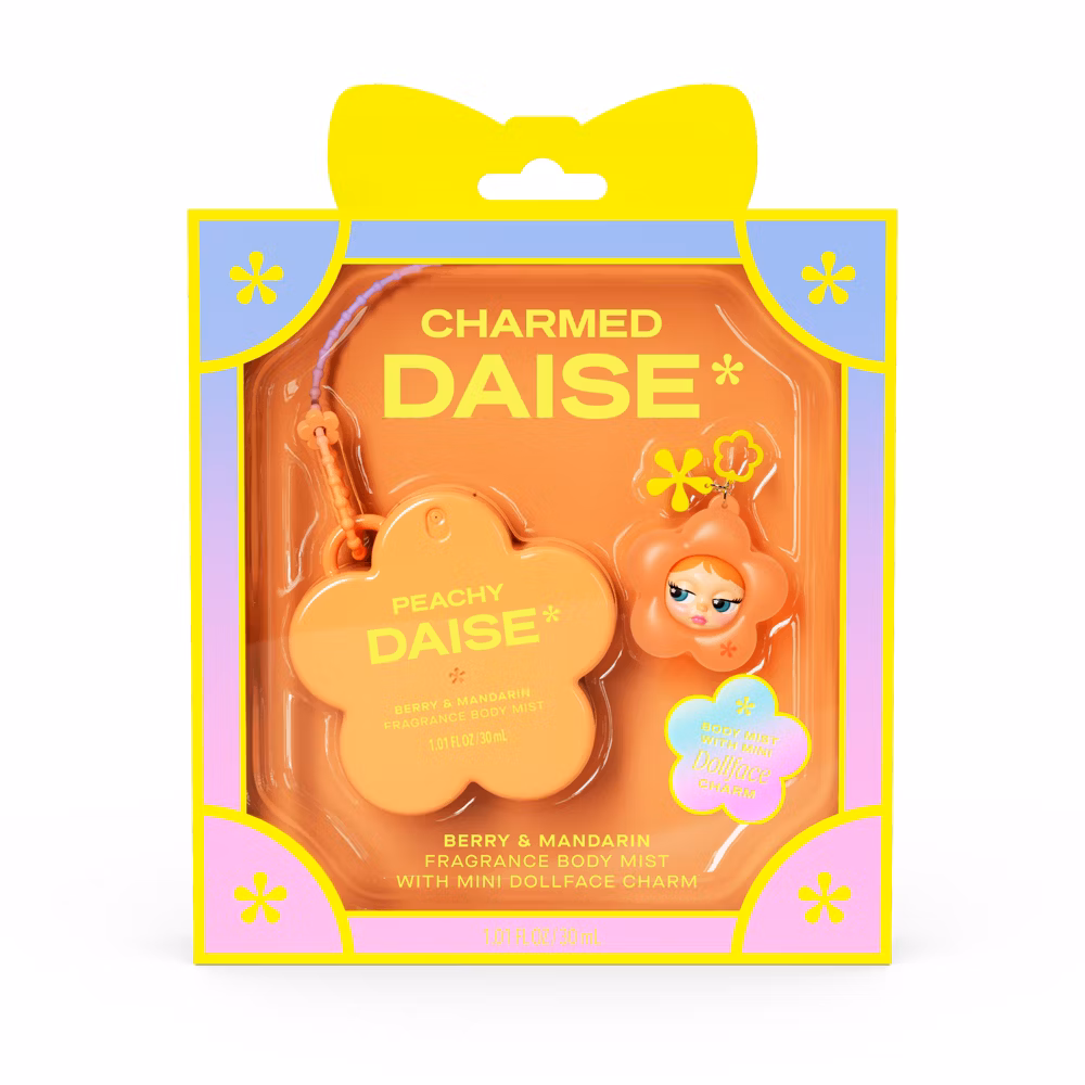 DAISE Mini Body Mist + Charm Peachy bruma corporal mini con aroma a durazno y charm coleccionable en México
