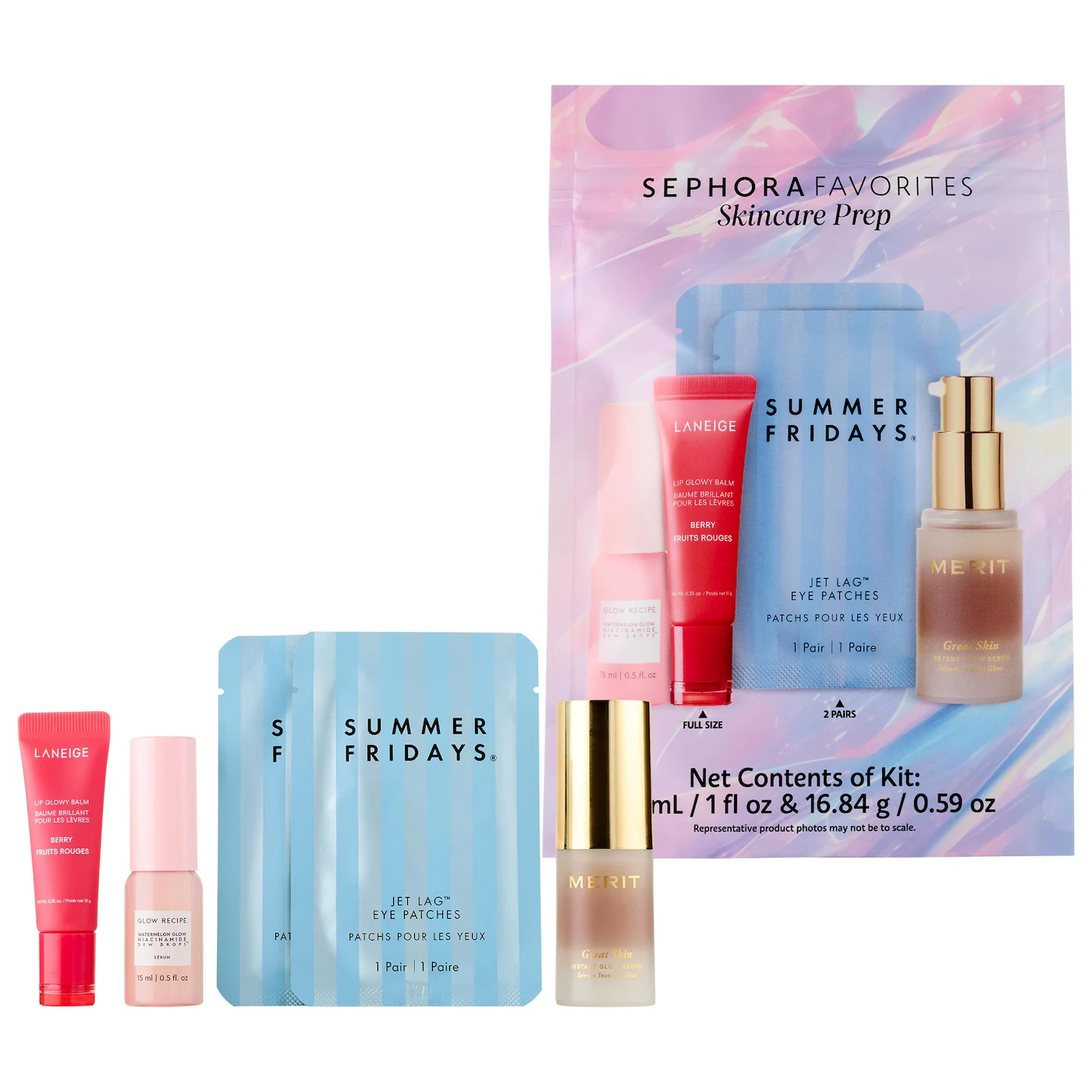 Sephora Favorites Skincare Prep Set edición limitada con productos de skincare en México
