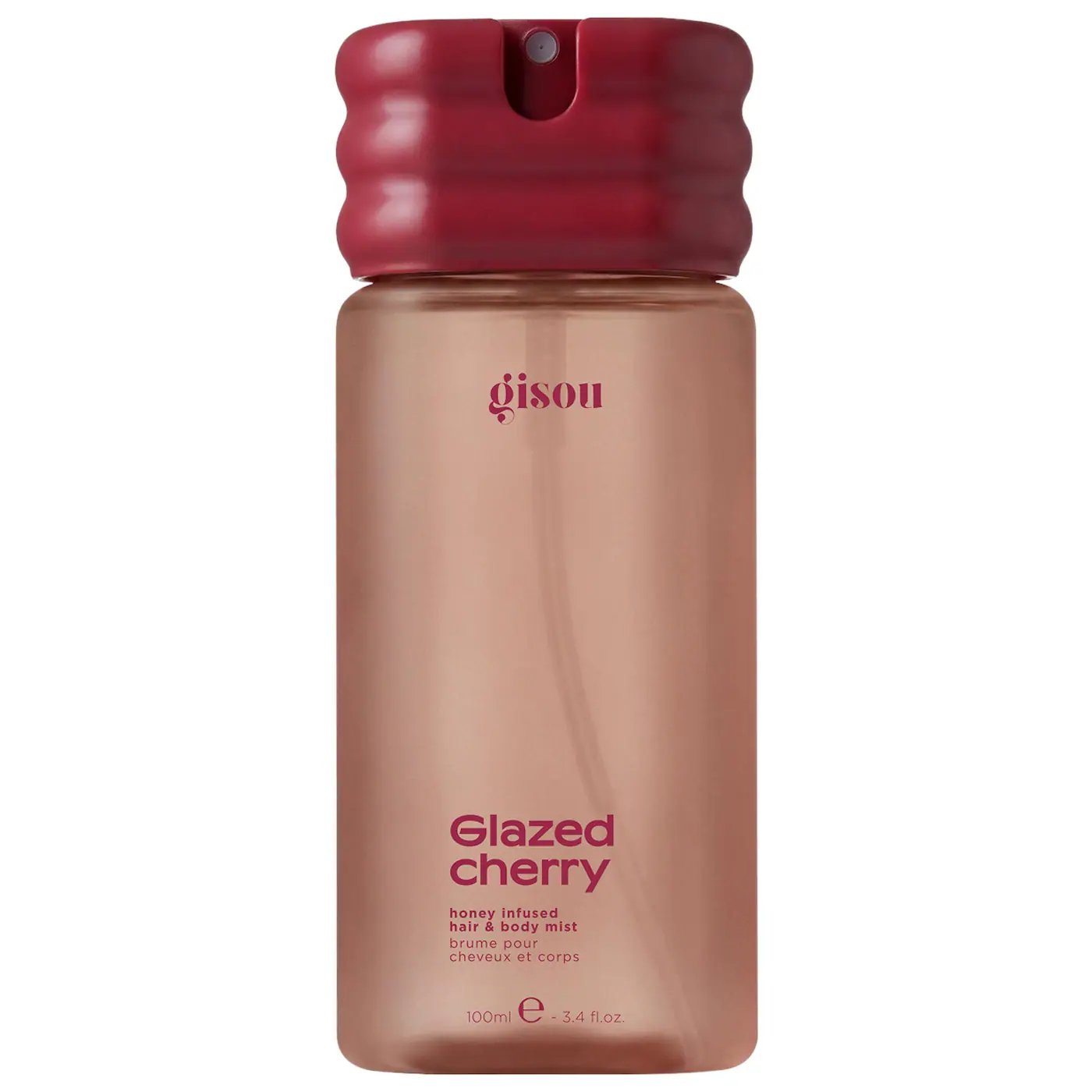 Gisou Glazed Cherry Honey Infused Hair & Body Mist bruma perfumada para cabello y cuerpo en México
