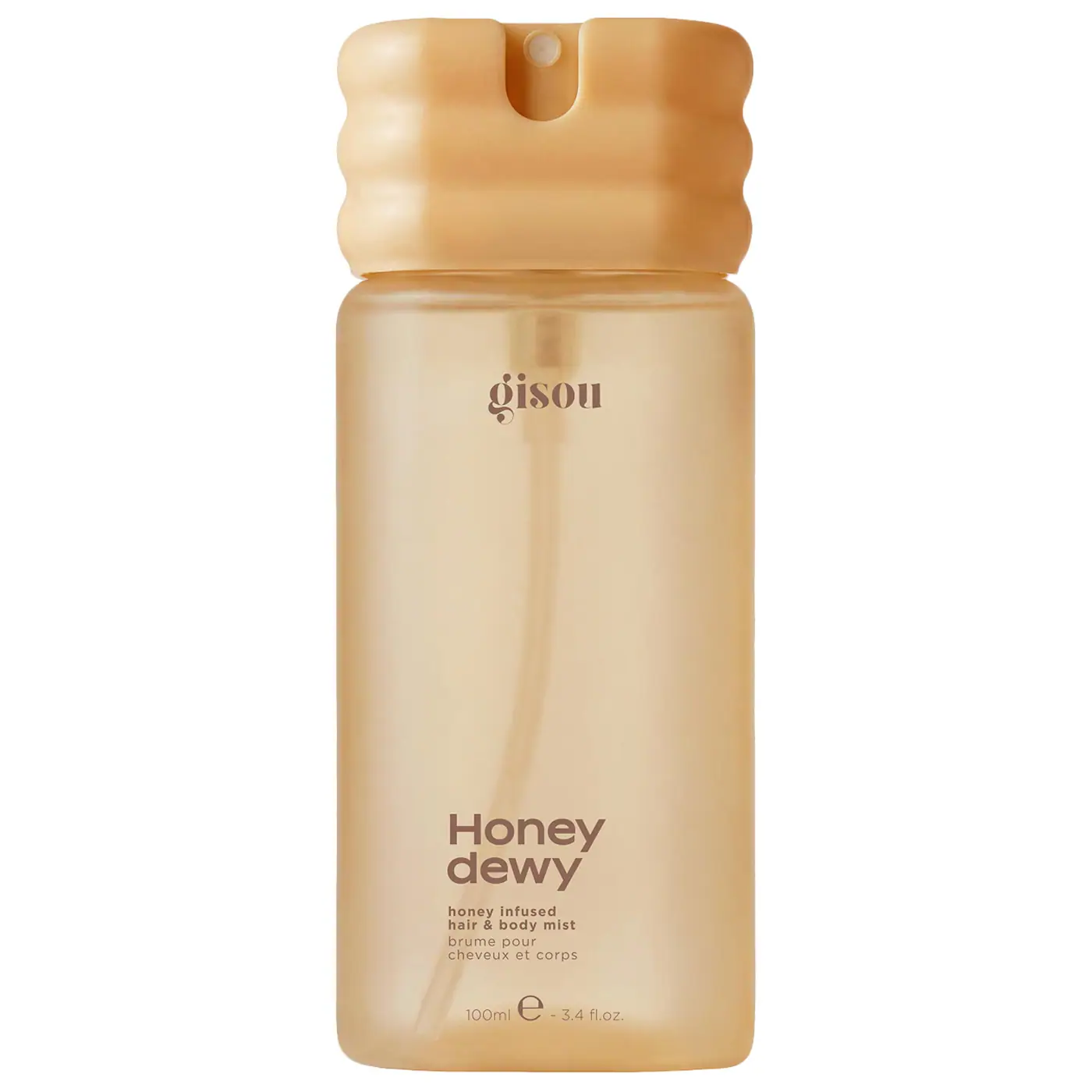 Gisou Honey Dewy Honey Infused Hair & Body Mist bruma perfumada para cabello y cuerpo en México