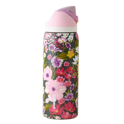 Owala FreeSip 32 oz Painted Meadow botella de agua floral exclusiva de Urban Outfitters