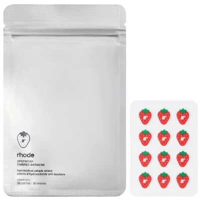 Rhode Spotwear Strawberry parches hidrocoloides en forma de fresa para imperfecciones en México