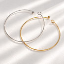Choker Aro Mimi de acero inoxidable en acabado dorado y plateado